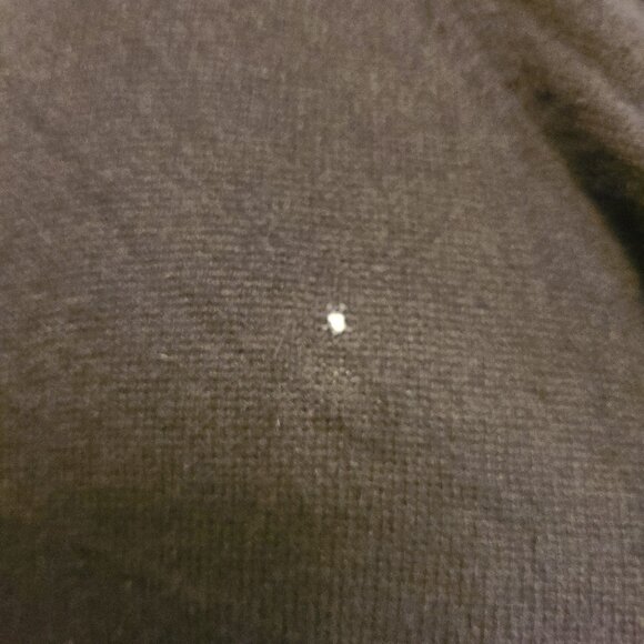 Y2K - THE CASHMERE PROJECT- COMFY BLACK ZIP HOODIE GRAY HEART ON BACK -SIZE (M) - Picture 7 of 9